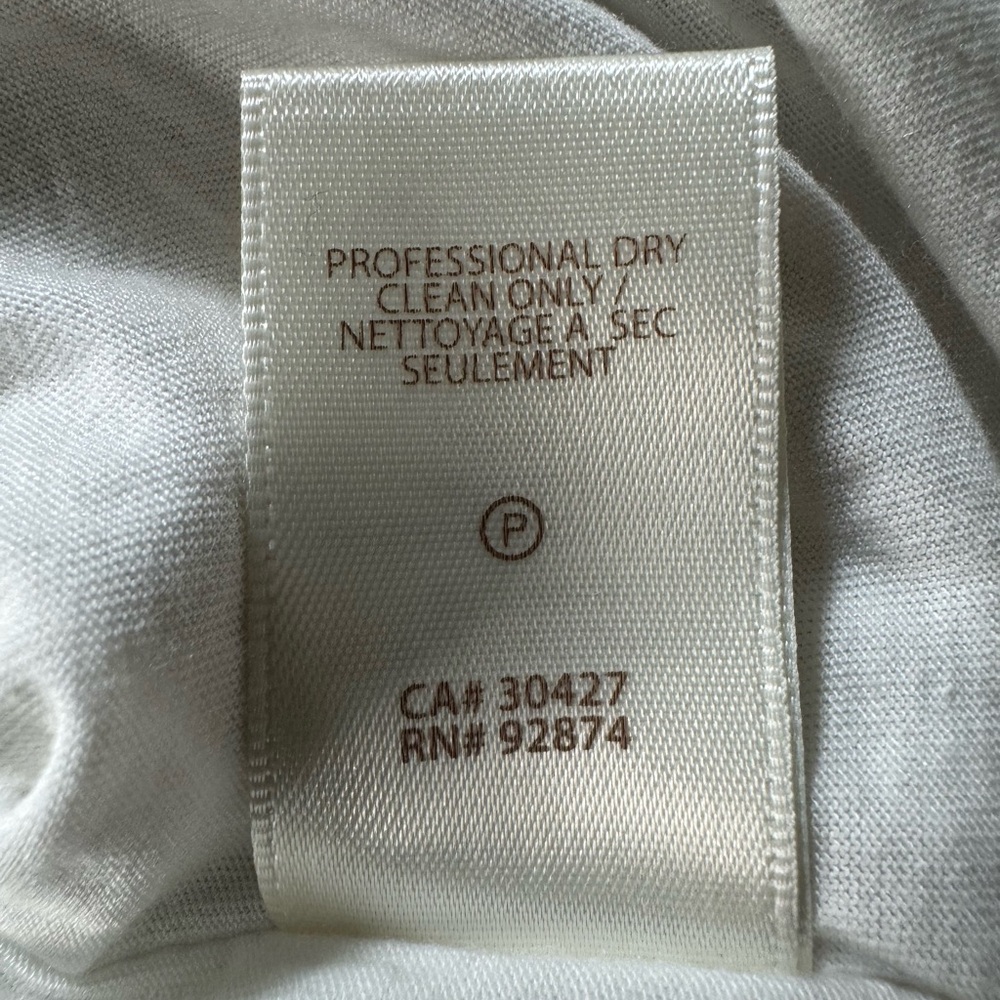 Ella Moss White Matte Sequence, Pattern, Top, Siz… - image 6